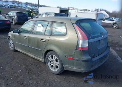 2006 Saab 9-3 2.0T z USA, uszkodzony, nr VIN YS3FD59Y261122973